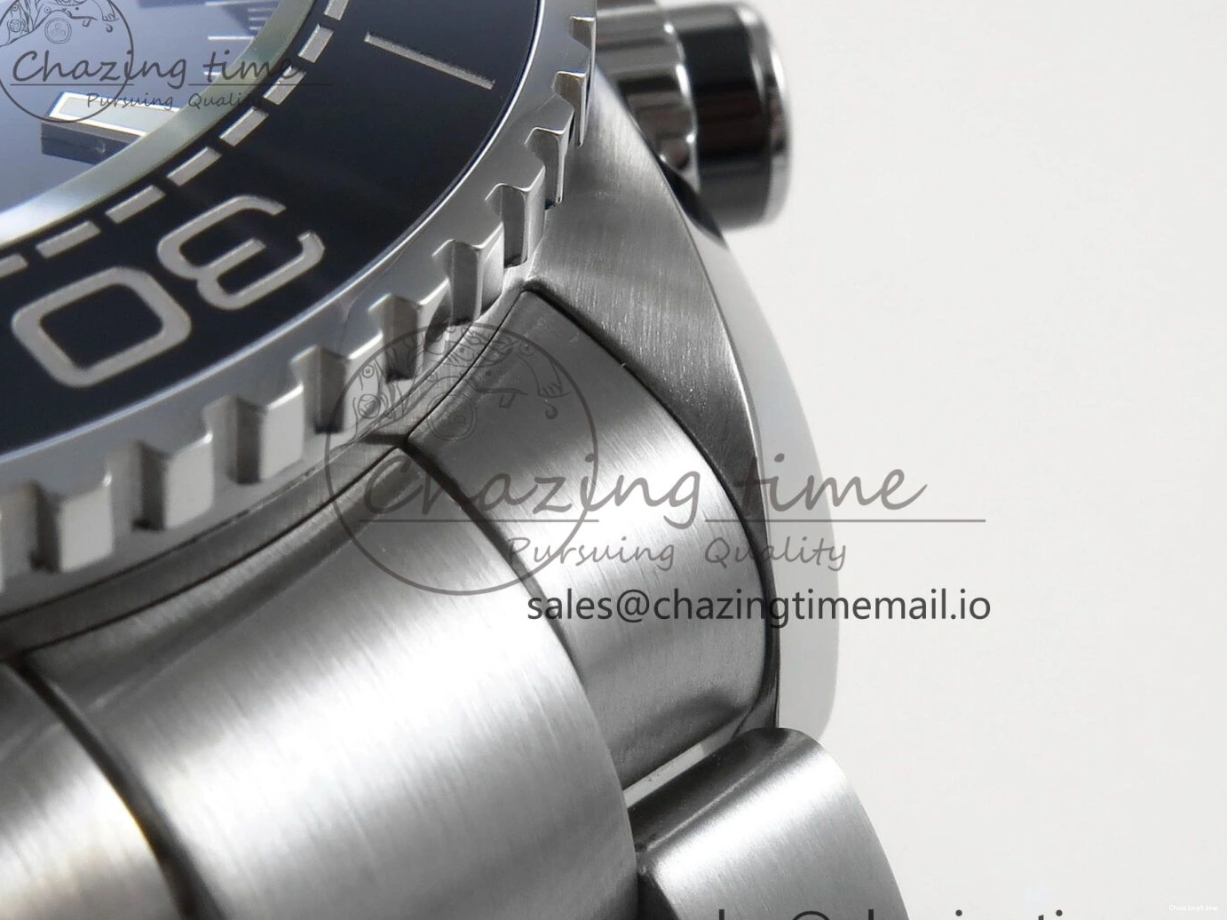 1231 FreshLook Planet Ocean Master Chronometer 600M 45.5mm SS SCF 1:1 Best Edition Black Bezel Black Dial on SS Bracelet A9900 Super Clone 7675